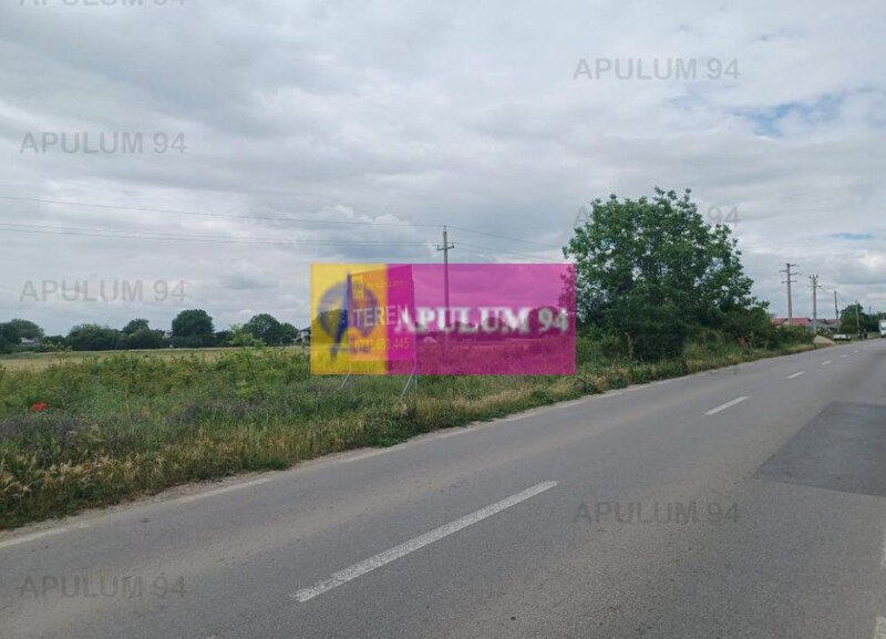 Sabareni, teren 1900 mp, stradal, hala depozitare, productie, comert